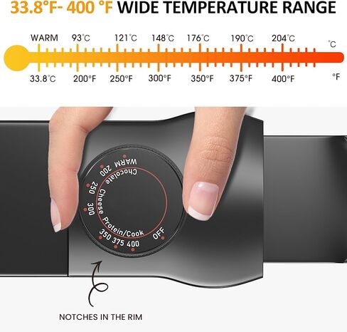 مجموعة أوعية الفوندو الكهربائية من صن فيفي للجبن والشوكولاتة، والتحكم في درجة الحرارة، وشوك مرمزة بـ 8 ألوان، للجبن والشوكولاتة والزيت الساخن والمرق، 3 كوارت in Kuwait