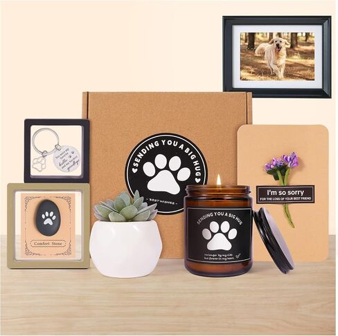 Loss of Dog Sympathy Gift, Dog Memorial Gifts for Loss of dog, Dog Bereavement Gifts, Dog Remembrance Gift for Dog Loss, Dog Passing Away Gifts, Pet Loss Sympathy Gift Baskets, Pet Condolence Gifts in Saudi Arabia