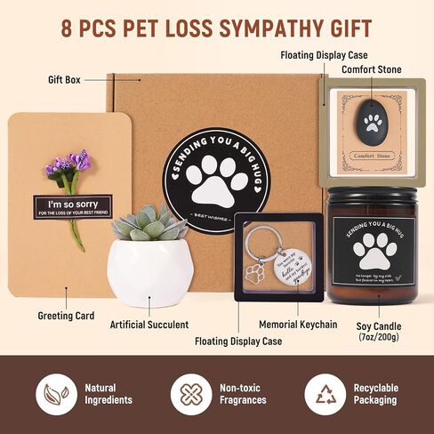 Loss of Dog Sympathy Gift, Dog Memorial Gifts for Loss of dog, Dog Bereavement Gifts, Dog Remembrance Gift for Dog Loss, Dog Passing Away Gifts, Pet Loss Sympathy Gift Baskets, Pet Condolence Gifts in Saudi Arabia