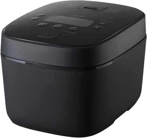 Zojirushi NW-QAC10 طباخ حثي مسطح بسعة 5.5 كوب ومسخن مع مقلاة طبخ مخصصة، طلاء مزدوج غير لاصق لسهولة التنظيف (أسود) in Kuwait