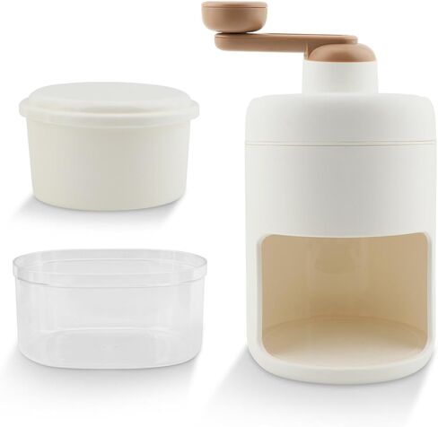 Snow Cone Machine Manual, Ice Crusher for Snow Cones, Shaved Ice Maker Machine for Home, Outdoor Picnic Ice Crusher Bars With 2 Boxes Smoothies in Kuwait