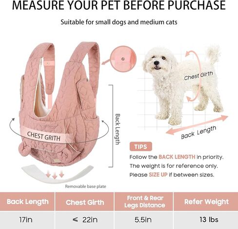 Pet Carrier Backpack, Adjustable Pet Front Cat Dog Carrier Backpack Travel Bag for Traveling Hiking Camping for Small Medium Dogs Cats and Rabbits, Safety Strap with Removable Bottom Plate in Saudi Arabia