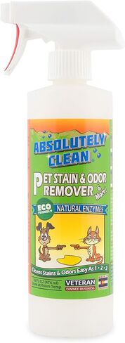 Amazing Pet Odor Eliminator for Home, Professional Strength: Natural Enzymes Remove Most Stains in 60 Seconds -Dog/Cat Urine, Vomit, Bile, Feces, Grass, Blood, Drool, More -USA Made in Saudi Arabia