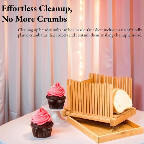 قطاعة الخبز، دليل الخبز المنزلي اليدوي 3 شرائح سمك خبز الخيزران مع صندوق الخبز، قطاعة الخبز للخبز المنزلي (مع صندوق) in Kuwait