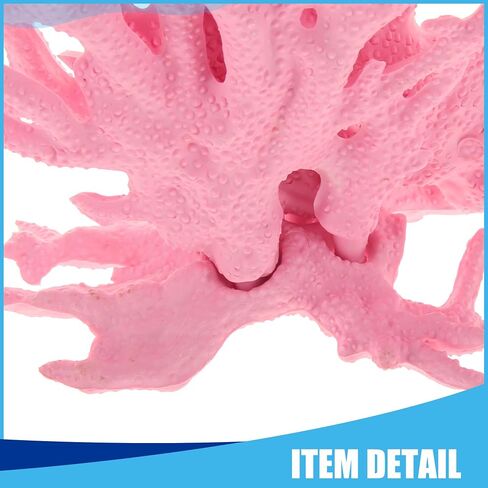 Colorful Coral Reef Decor, Mini Faux Coral Decor for Aquarium Decorations,6.3x5.31inch (Pink) in Saudi Arabia