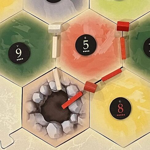 Caverns Scenario Hexes compatible with Catan's Settlers of Catan, Seafarers, and Catan Expansions (4 Caverns) in Saudi Arabia
