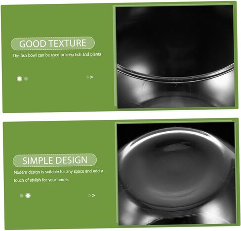 IMIKEYA Glass Bubble Bowl Bowl Glass Vase Clear Bubble Planter Terrarium Fish Bowl Wide Mouth Flower Vase Hydroponic Planter Candy Dish Fruit Jar for Wedding Home Decor 15cm in Saudi Arabia