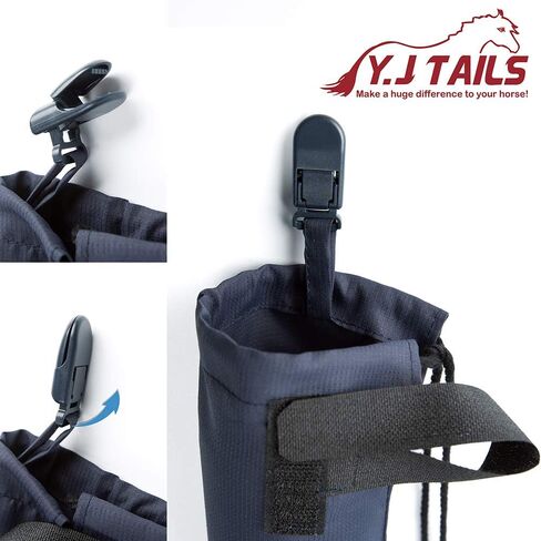Horse Tail Bag, Solid Black in Saudi Arabia