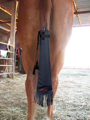 Horse Tail Bag, Solid Black in Saudi Arabia
