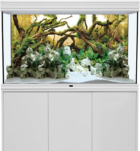 AWERT 48x24 inches Aquarium Background Branches Aquarium Background Aquatic Plant River Bed & Lake Fish Tank Background Vinyl Background in Saudi Arabia
