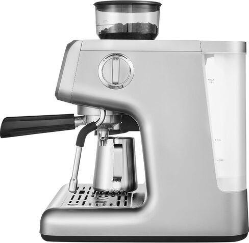 VEVOR Espresso Machine with Grinder, 15 Bar Semi-Automatic Espresso Coffee Maker with Milk Frother Steam Wand, Removable Water Tank & Pressure Gauge for Cappuccino, Latte, Machiato, PID Control System in Saudi Arabia