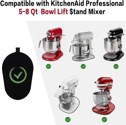 Mixer Sliding Mat Compatible with Kitchenaid 6/7/8 Quart Stand Mixer, Slider Mat Compatible with 5-8 Qt Bowl-Lift Stand Mixer Kitchenaid Mixer Accessories in Saudi Arabia