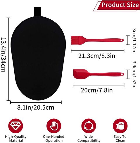 Mixer Sliding Mat Compatible with Kitchenaid 6/7/8 Quart Stand Mixer, Slider Mat Compatible with 5-8 Qt Bowl-Lift Stand Mixer Kitchenaid Mixer Accessories in Saudi Arabia
