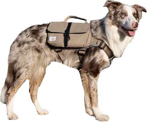 Dog Pack Hound Dog Saddle Bag Backpack for Travel Camping Hiking Medium & Large Dog with 6 Capacious Side Pockets in Saudi Arabia