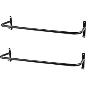 2Pcs Blanket Rack with Bridle Hooks,Wall Mounted Removable Horse Blanket Bar for Hanging Horse Blankets Pads Saddle Blankets,34 Inch