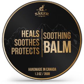 SÄKER Dog Paw Pad Balm 1.3 oz | Dog Paw Balm for Winter Safe to Lick for Dry, Cracked, and Rough Paws | Natural Paw Protection for Dogs for Cold Snow | Handmade in Canada