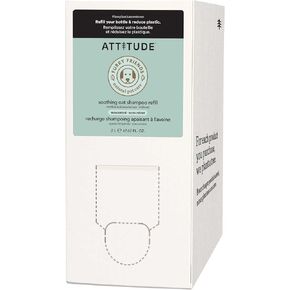 ATTITUDE Shampoo for Cats and Dogs, Plant and Mineral-Based Ingredients, Vegan and Cruelty-Free Products for Pets, Bulk Refill, Soothing, Unscented, 67.62 Fl Oz