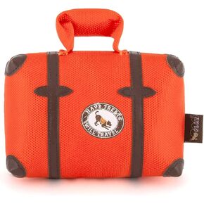 P.L.A.Y. Cute Plush Dog Toys - Globetrotter, Travel Themed Durable Squeaker Chew Toy, Great for Puppies & Small, Medium, Large Dog Breeds - Machine Washable, Recycled Materials (Lens Licker Camera)