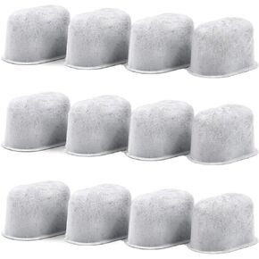 Charcoal Water Filters and Descaler for Keurig - Keurig Compatible Charcoal Water Filter Replacement Cartridges (12) & Coffee Maker Descaler for Keurig Machines (2 Uses)