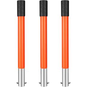 SlowTon Dog Pooper Scooper Extension Segment, 9.8in Length Enhancer * 3 (Orange)