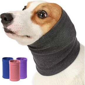 Nanaki Calming Dog Hoodie - Ear Wraps for Anxiety Relief, Fireworks Protection, Hematoma Prevention, Grooming & Drying Ear Protector