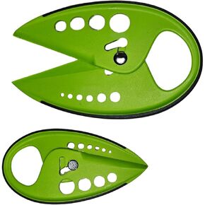 Herb Stripper, Herb Cutter, 10 holes Kitchen Herbs Leaf Stripping Tool, Adjustable and Lockable Cutter Blade, Peeler for Kale, Collard Greens, Thyme, Basil, Rosemary, Herb Stripper/Cutter