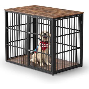 Lyromix 48'' XXL Dog Crate Furniture with 3 Doors for Large Dogs in Saudi Arabia
