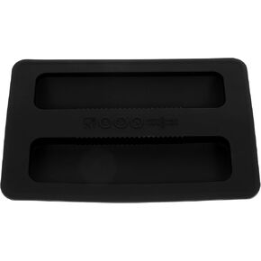 Cabilock 2 Slice Bread Toaster Dust Cover Silicone Appliance Top Cover Electric Bread Maker Upper Cover Breakfast Maker Lid for Bread Machine Black