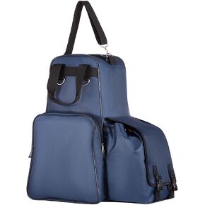 Harrison Howard Equestrian Pack Equipment Multi-Functional Carry Bag for Boots Helmet Horsewhip Horse Riding Pack Equipment