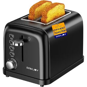 Toaster 4 Slice, Dual Independent Controls, Extra Wide Slot Toasters for Bagel, Bread, Waffles, 7 Shade Settings, 4 Main Functions, Removable Crumb Tray, 1500 Watts, Brushed Stainless Steel