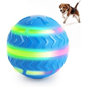 ALL FOR PAWS Interactive LED Dog Ball for Boredom Motion Activated Moving Dog Balls Toy Lights Up for Day/Night Play, Dog Enrichment Toys for Puppy, USB Rechargeable and Perfect for Dogs