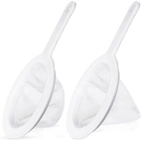 2pcs Shrimp Brine Collector Net Separator Artimia Harvest Sieve Strainer for Filter Brine Shrimp Hatchery Fry Brine Shrimp Eggs for Hatching Baby Fish Separator