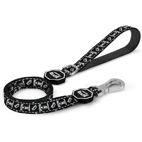 Leash Dog - Leash Retractable - Leash for Small Dogs - Leash for Big Dogs - Leash Training - Dog Swag - Leash Jogging by Fresh Pawz (Large, Death Row)