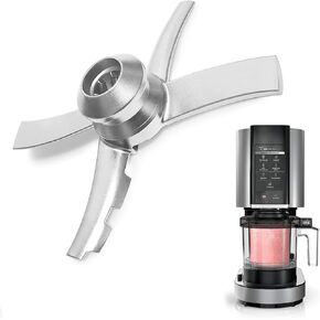 Replacement Stainless Steel Paddle Blade Compatible with Ninja Creami NC500 NC501 Series Deluxe Ice Cream Makers, Mixing Parts for Ninja Ice Creami accessories