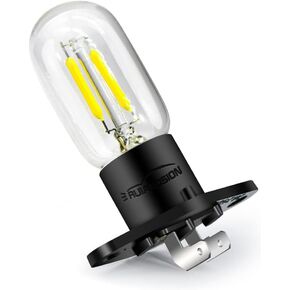 Ruiandsion Microwave Bulb Z187 Base 110V 120V 25W LED Microwave Lamp Bulb for Universal Microwave Pear Oven Lamp, White