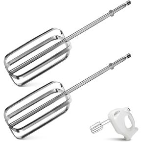 Hand Mixer Attachments, Hand Mixer Beaters Compatible with Hamilton Beach Hand Mixers 62682RZ, 62692, 62695V, 64699, Replacement Parts for Hamilton Beach Hand Mixer Beaters, 2 Pack