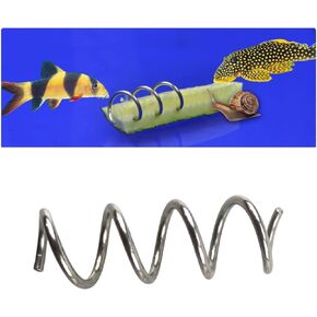 Fish tank aquarium vegetable feeder, bottom sinking fish feeder,Loach Feeder, aquarium vegetarian feeder, Malawi cichlid snail feeder,Fresh Food Holder for Fish Tank Bottom Feeder 1 pack