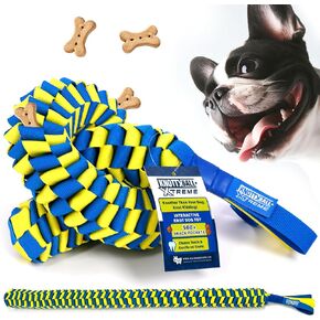 KnottyBall Xtreme, Dog Toys Interactive Snuffle Ball and Puzzle Toy for Any Size Dogs, Encourages Natural Foraging Skills, Slow Feeding Dog Enrichment Toys for Training and Stress Relief