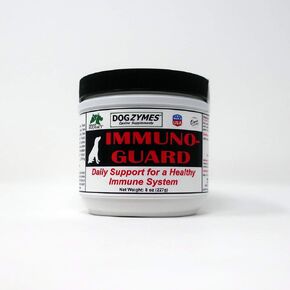 Dogzymes Immuno Guard لدعم مناعة الجسم مع البروبيوتيك والإنزيمات الحية المفيدة (8 أونصة)
