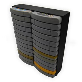 Rack display for Nintendo 64 games (Holds 26 games) (Open Back)