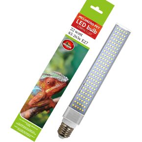 لمبة LED مدمجة 13 وات 6500 كلفن، إضاءة LED كاملة الطيف للزواحف والبرمائيات ونمو النباتات، عمر طويل 10000 ساعة وتدور 90 درجة (1.4 * 1.4 * 8 بوصة)