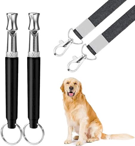 صافرة الكلب، صفارة كلب احترافية بالموجات فوق الصوتية لوقف نباح كلب الجيران، وتدريبات الاستدعاء، صافرة كلب صامتة بالموجات فوق الصوتية لوقف نباح أجهزة التحكم في التدريب للكلاب، أسود in Kuwait