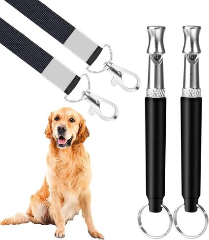 صافرة الكلب، صفارة كلب احترافية بالموجات فوق الصوتية لوقف نباح كلب الجيران، وتدريبات الاستدعاء، صافرة كلب صامتة بالموجات فوق الصوتية لوقف نباح أجهزة التحكم في التدريب للكلاب، أسود in Kuwait