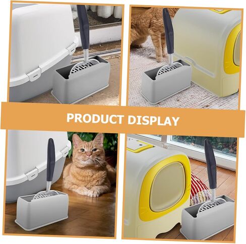 Scoop Stand Litter Shovel Holders Litter Scooper Containers Scooper Stand Scoop Holder Litter Scooper Holder Litter Shovel Stands Scoop Storage Holders Spoon Plastic Metal in Saudi Arabia