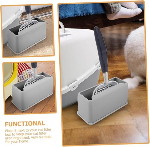 Scoop Stand Litter Shovel Holders Litter Scooper Containers Scooper Stand Scoop Holder Litter Scooper Holder Litter Shovel Stands Scoop Storage Holders Spoon Plastic Metal in Saudi Arabia