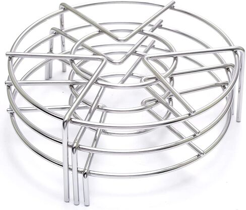 3pack Steam Rack,Alele 8inch Trivet Stainless Steel Steaming Rack Electric Pressure Cooker steam Rack Stand for Instant Pot Pressure Cooker Food Heating (Steam Rack-8IN-3P) in Saudi Arabia