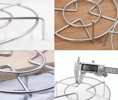 3pack Steam Rack,Alele 8inch Trivet Stainless Steel Steaming Rack Electric Pressure Cooker steam Rack Stand for Instant Pot Pressure Cooker Food Heating (Steam Rack-8IN-3P) in Saudi Arabia