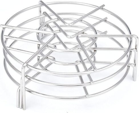 3pack Steam Rack,Alele 8inch Trivet Stainless Steel Steaming Rack Electric Pressure Cooker steam Rack Stand for Instant Pot Pressure Cooker Food Heating (Steam Rack-8IN-3P) in Saudi Arabia