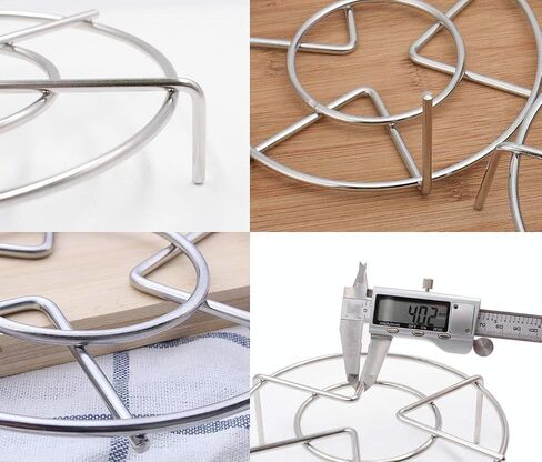 3pack Steam Rack,Alele 8inch Trivet Stainless Steel Steaming Rack Electric Pressure Cooker steam Rack Stand for Instant Pot Pressure Cooker Food Heating (Steam Rack-8IN-3P) in Saudi Arabia