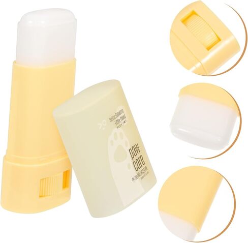 iplusmile 2pcs Pet Foot Cream Mushers Secret Paw Wax Pet Foot Balm Portable Dog Paw Cream Dog Paw Protector Balm for Pets Pet Cat Supply Feet Lotion Pet Paw Care Balm The Dog Beeswax Cat Mat in Saudi Arabia